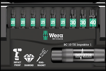 Bit-Check 10 TX Impaktor 1, 10 деталь