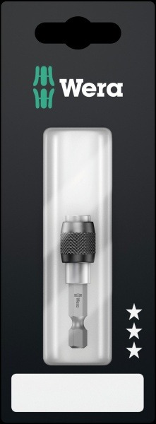 Битодержатель с постоянным магнитом в блистерной упаковке WERA 895/4/1 K SB, 1/4 дюйм x 52 mm WE-073318