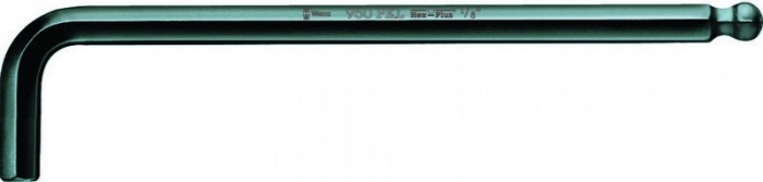 Шестигранный ключ WERA 950 PKL, дюймовый, BlackLaser, Hex-Plus, 1/2 дюйм WE-022096