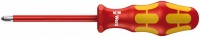 Диэлектрическая отвёртка WERA 165 i PZ VDE 1000V Pozidriv c лазерной насечкой, PZ 2 x 200 mm WE-006165