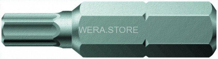 Бита шестигранная Hex-Plus с закалкой до вязкой твёрдости WERA 840/2 Z, 7.0 mm x 50 mm WE-057553