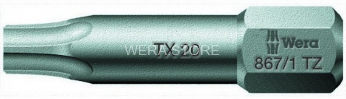Бита TORX с зоной кручения Torsion WERA 867/1 TZ, TX 8 x 25 mm WE-066303
