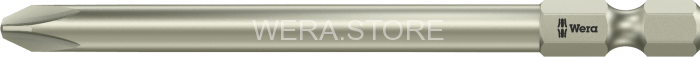 Бита крестовая Phillips из нержавеющей стали с зоной кручения Torsion WERA 3851/4, PH 2 x 89 mm WE-071082