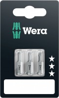 Набор бит в блистерной упаковке WERA 840/1 Z Набор A SB, 2.0 und 2.5 und 3.0 x 25 mm WE-073342