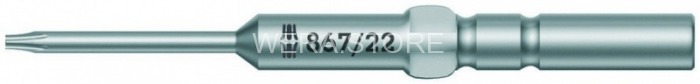 Бита TORX PLUS с хвостовиком HIOS 4мм. WERA 867/22 IP, 8 IP x 60 mm WE-134500
