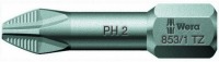 Бита крестовая Phillips с противоскользящей насечкой WERA 853/1 TZ, ACR®, PH 1 x 25 mm WE-056660