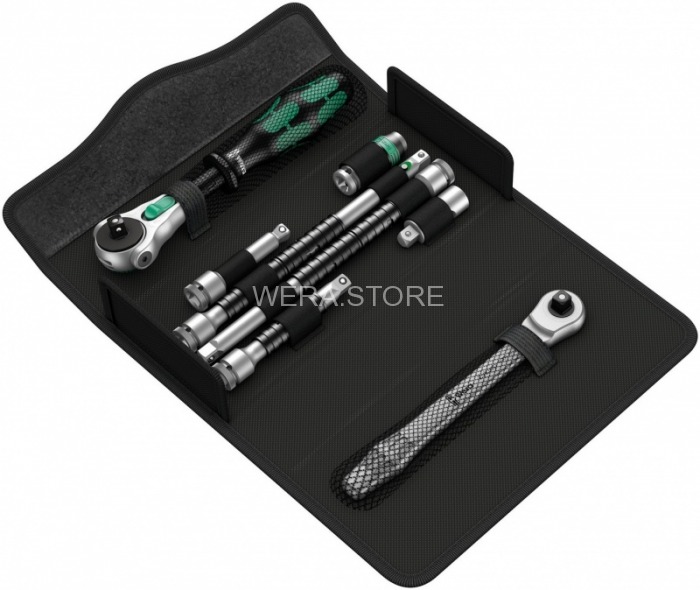 Набор инструмента WERA Kraftform Kompakt Zyklop MS1 Metal/Speed 1/4", 8 предметов WE-135949