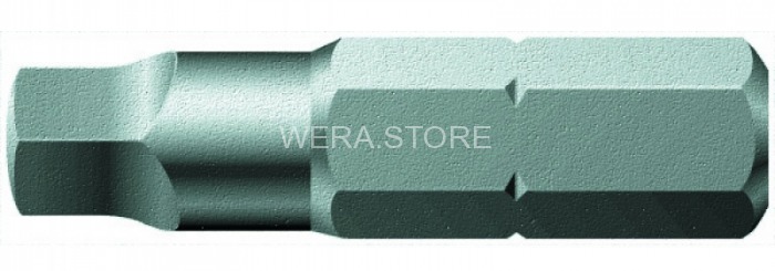 Бита с квадратным шлицом с закалкой до вязкой твёрдости WERA 868/1 Z, # 4 x 25 mm WE-066420