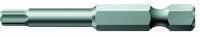 Бита шестигранная Hex-Plus BO с закалкой до вязкой твёрдости WERA 840/4 Z, 2.5 x 89 mm WE-059641