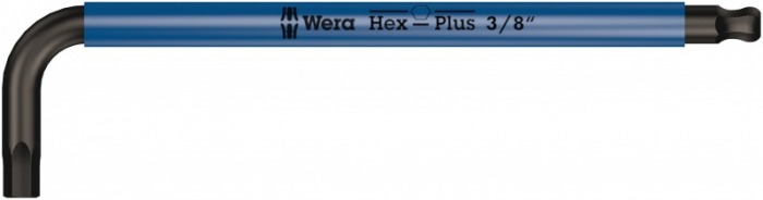 Шестигранный ключ WERA 950 SPKL Multicolou, дюймовый, 3/8 дюйм blau WE-022638