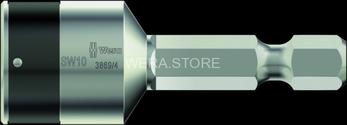 Бита торцевая из нержавеющей стали WERA 3869/4, 7.0 x 50 mm WE-071222