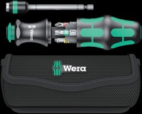 Отвёртка с обоймой для бит WERA Kraftform Kompakt 20 Tool Finder 1 с набедренной сумкой WE-051016