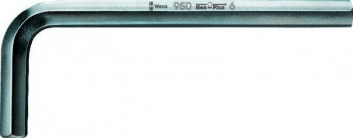 Шестигранный ключ WERA 950, хромированный, Hex-Plus, 11.0 mm WE-021070