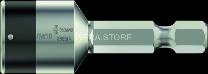 Бита торцевая из нержавеющей стали WERA 3869/4, 13.0 x 50 mm WE-071225
