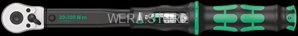 Динамометрический ключ WERA Click-Torque C 2 с трещоткой и реверсом WE-075621