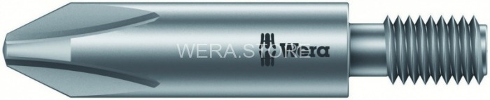 Бита с резьбовым хвостовиком Phillips WERA 851/12, PH 2 x 44.5 mm WE-065114