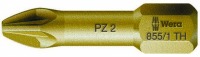 Бита крестовая Pozidriv особо твёрдая с зоной кручения Torsion WERA 855/1 TH, PZ 2 x 25 mm WE-056915