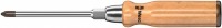 Отвёртка WERA 935 SPH с деревянной ручкой, крестовая Phillips, вспомогательный шестигранник, PH 1 x 90 mm WE-018350