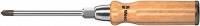 Отвёртка WERA 955 SPZ с деревянной ручкой, крестовая Pozidriv, вспомогательный шестигранник, PZ 1 x 90 mm WE-023305