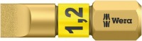 Бита шлицевая с алмазным покрытием WERA 800/1 BDC, BiTorsion,, 1.2 x 6.5 x 25 mm WE-056176