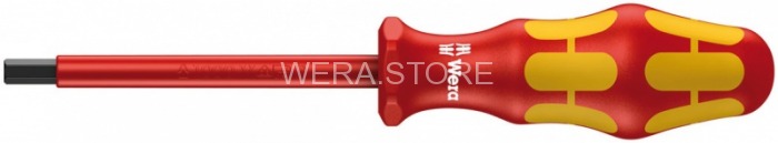 Диэлектрическая отвёртка VDE WERA 164 i 1000V шестигранная, 6.0 x 100 mm WE-004670
