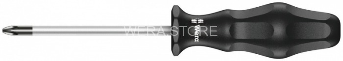 Отвёртка WERA 1750 крестовая Phillips, с однокомпонентной ручкой, PH 1 x 80 mm WE-031220