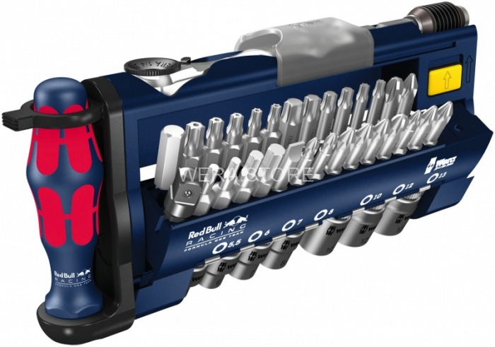 Многофункциональный набор бит WERA Tool-Check PLUS Red Bull Racing, 39 предметов, WE-227704
