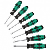 Набор торцевых отвёрток WERA 395 HO/7 SM с полым стержнем, 7 предметов WE-029510