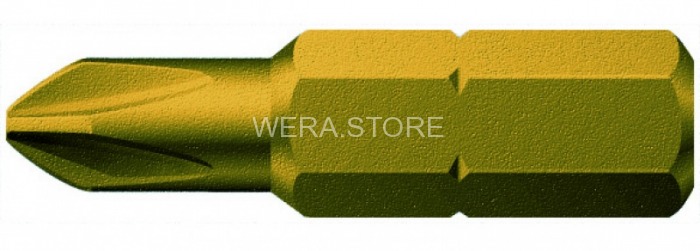 Бита крестовая Phillips особенно твёрдая WERA 851/4 A, PH 3 x 25 mm WE-134921