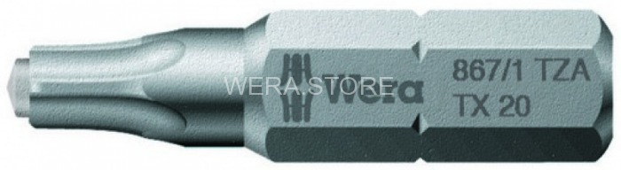 Бита TORX с цапфой WERA 867/1 ZA, TX 30 x 25 mm WE-066084