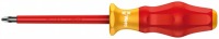 Диэлектрическая отвёртка WERA 1165 i VDE 1000V крестовая Pozidriv, PZ 1 x 80 mm WE-031611