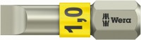 Бита шлицевая из нержавеющей стали WERA 3800/1 TS, 1.0 x 5.5 x 25 mm WE-071001