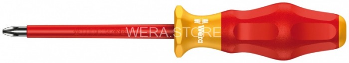 Диэлектрическая отвёртка WERA 1165 i VDE 1000V крестовая Pozidriv, PZ 3 x 150 mm WE-031615
