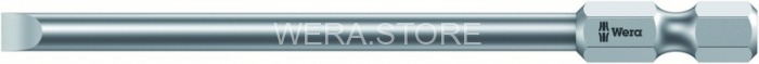 Бита шлицевая с закалкой до вязкой твёрдости WERA 800/4 Z, 0.6 x 4.5 x 50 mm WE-059315
