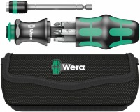 Отвёртка WERA Kraftform Kompakt 28 со встроенным магазином для бит и телескопическим жалом, 7 предметов WE-051021