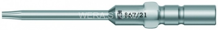 Бита TORX PLUS с хвостовиком HIOS 4мм. WERA 867/21 IP, 10 IP x 40 mm WE-135436