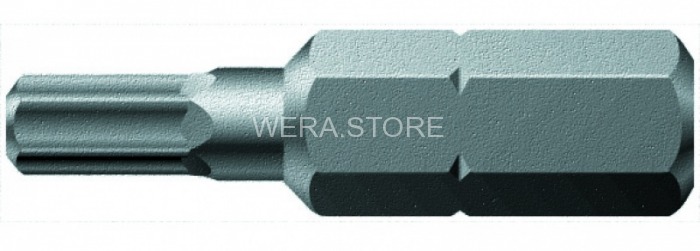 Бита шестигранная Hex-Plus с закалкой до вязкой твёрдости WERA 840/1 Z, 0.05 x 25 mm WE-135060