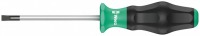 Отвёртка шлицевая WERA 1335 с двухкомпонентной ручкой, наконечник Black Point, 0.8 x 4.0 x 150 mm WE-031409