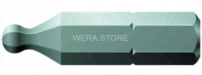 Бита шестигранная со сферической головкой WERA 842/1 Z, 2.5 mm x 25 mm WE-056350
