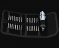 Отвёртка WERA Kraftform Kompakt 60 Imperial со сменными наконечниками, нержавеющая сталь, 17 предметов WE-071117